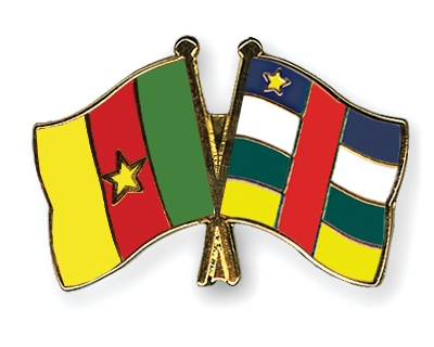 Fahnen Pins Kamerun Zentralafrikanische-Republik