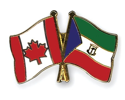 Fahnen Pins Kanada quatorialguinea