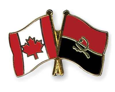 Fahnen Pins Kanada Angola