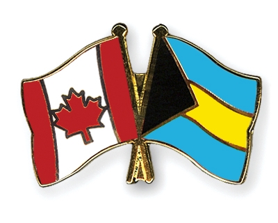 Fahnen Pins Kanada Bahamas
