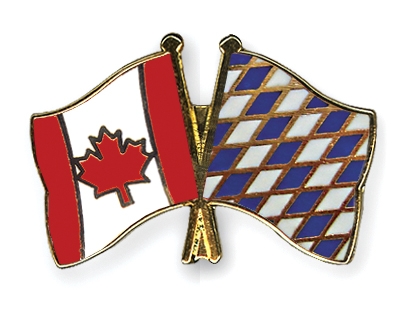 Fahnen Pins Kanada Bayern