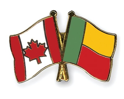 Fahnen Pins Kanada Benin