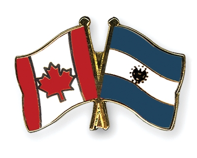 Fahnen Pins Kanada El-Salvador