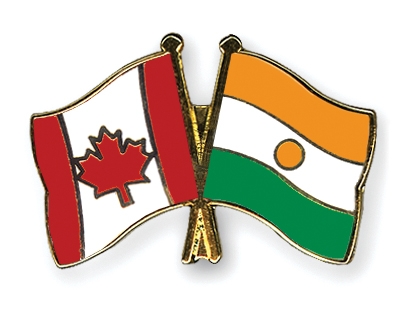 Fahnen Pins Kanada Niger