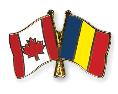 Fahnen Pins Kanada Rumnien