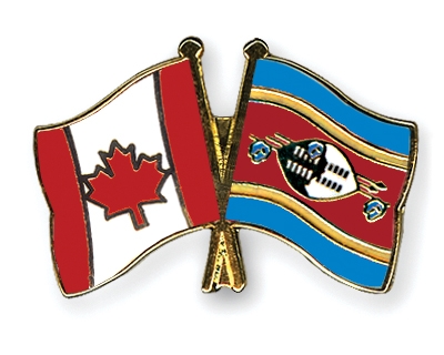 Fahnen Pins Kanada Swasiland