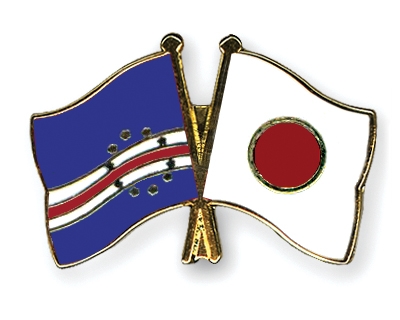 Fahnen Pins Kap-Verde Japan
