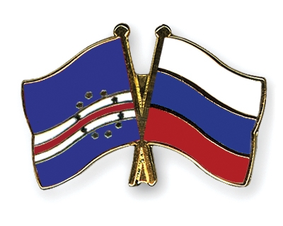 Fahnen Pins Kap-Verde Russland