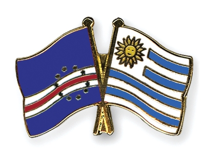 Fahnen Pins Kap-Verde Uruguay