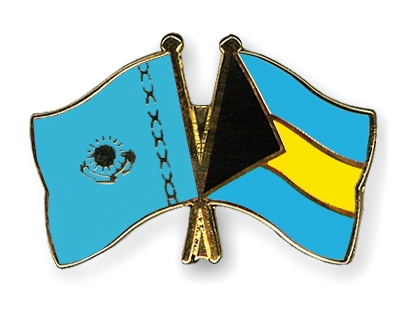 Fahnen Pins Kasachstan Bahamas