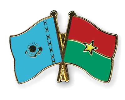 Fahnen Pins Kasachstan Burkina-Faso