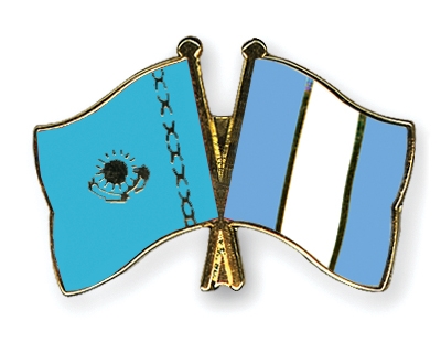 Fahnen Pins Kasachstan Guatemala