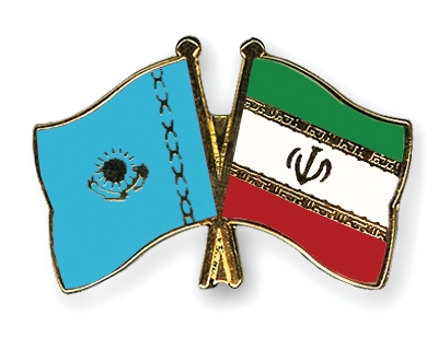 Fahnen Pins Kasachstan Iran