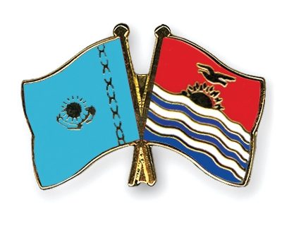 Fahnen Pins Kasachstan Kiribati