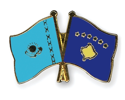 Fahnen Pins Kasachstan Kosovo