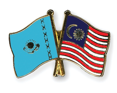 Fahnen Pins Kasachstan Malaysia