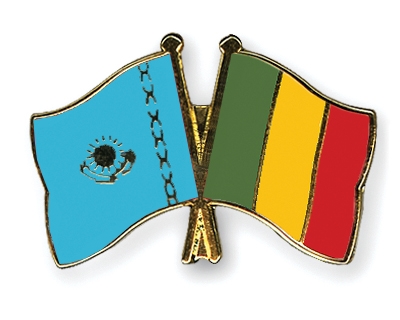 Fahnen Pins Kasachstan Mali