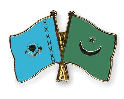 Fahnen Pins Kasachstan Mauretanien