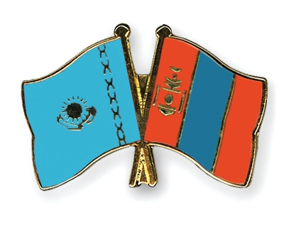 Fahnen Pins Kasachstan Mongolei