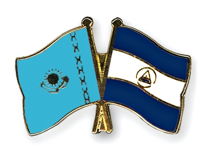 Fahnen Pins Kasachstan Nicaragua