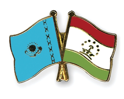 Fahnen Pins Kasachstan Tadschikistan