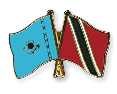 Fahnen Pins Kasachstan Trinidad-und-Tobago
