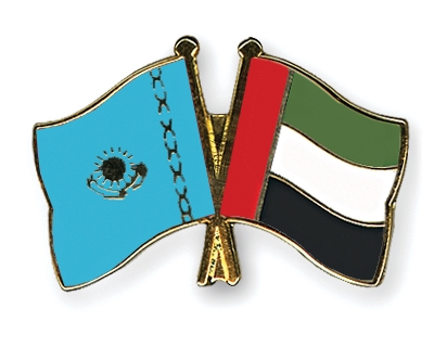 Fahnen Pins Kasachstan Ver-Arab-Emirate