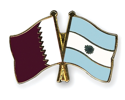 Fahnen Pins Katar Argentinien