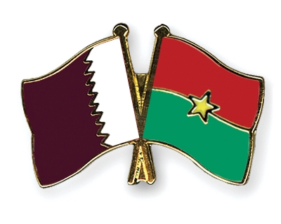 Fahnen Pins Katar Burkina-Faso