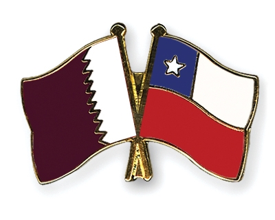 Fahnen Pins Katar Chile