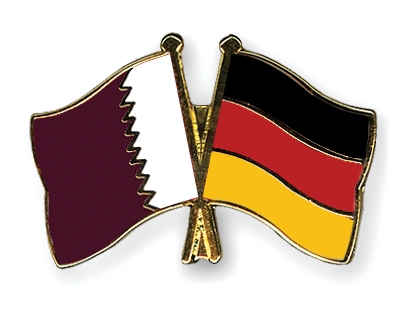 Fahnen Pins Katar Deutschland