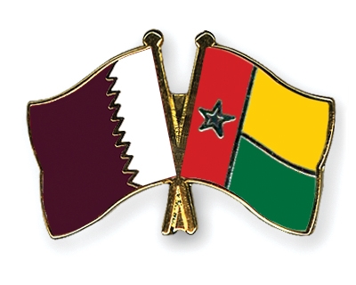 Fahnen Pins Katar Guinea-Bissau