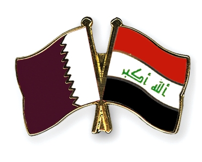 Fahnen Pins Katar Irak