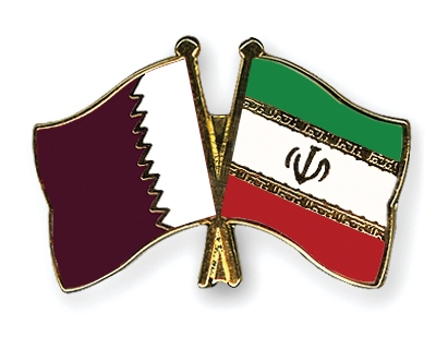 Fahnen Pins Katar Iran