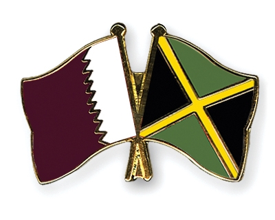 Fahnen Pins Katar Jamaika