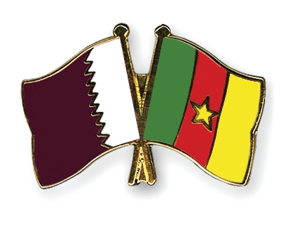 Fahnen Pins Katar Kamerun