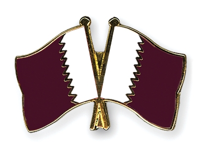 Fahnen Pins Katar Katar
