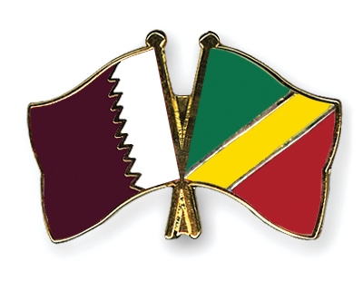 Fahnen Pins Katar Kongo-Republik