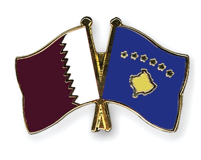 Fahnen Pins Katar Kosovo