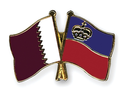 Fahnen Pins Katar Liechtenstein