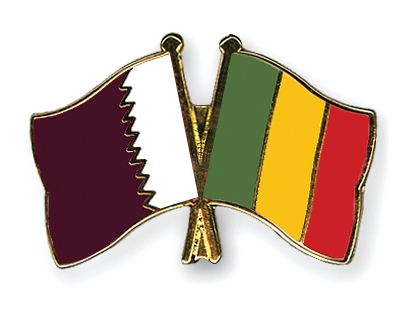 Fahnen Pins Katar Mali