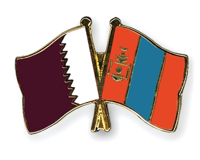 Fahnen Pins Katar Mongolei