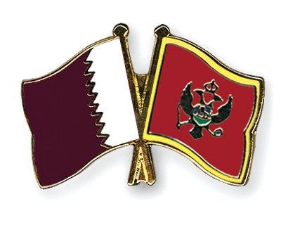 Fahnen Pins Katar Montenegro