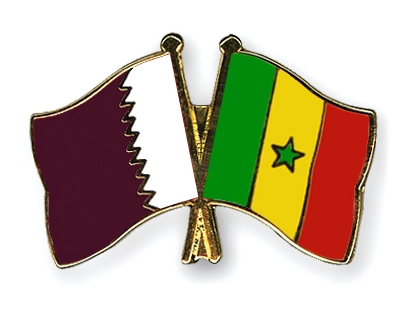 Fahnen Pins Katar Senegal