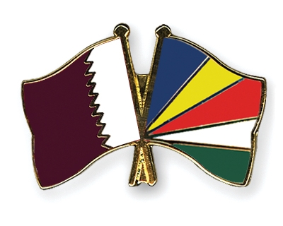 Fahnen Pins Katar Seychellen