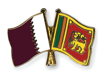 Fahnen Pins Katar Sri-Lanka