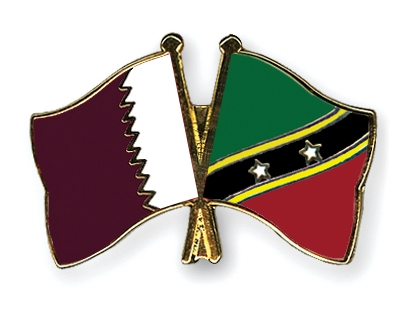 Fahnen Pins Katar St-Kitts-und-Nevis