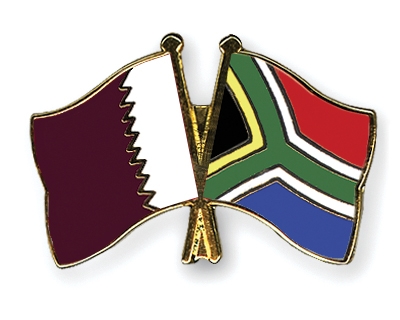 Fahnen Pins Katar Sdafrika