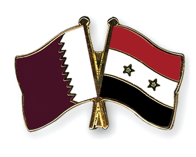 Fahnen Pins Katar Syrien