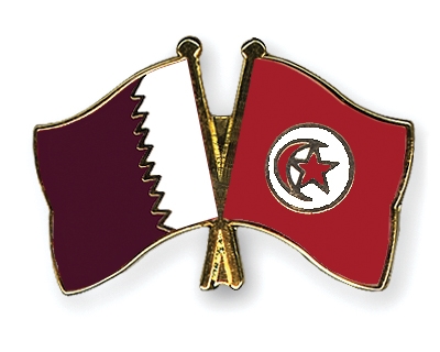 Fahnen Pins Katar Tunesien